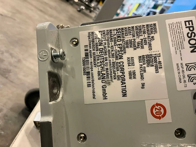 Epson t3-401s scara robot - afbeelding 8 van  14