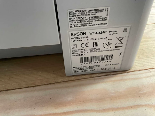 Epson wf-c529r printer - afbeelding 6 van  6