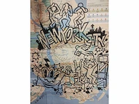 Eq nyc orginele subway viltstift tekening - afbeelding 1 van  6