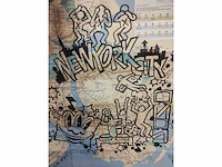 Eq nyc orginele subway viltstift tekening - afbeelding 5 van  6