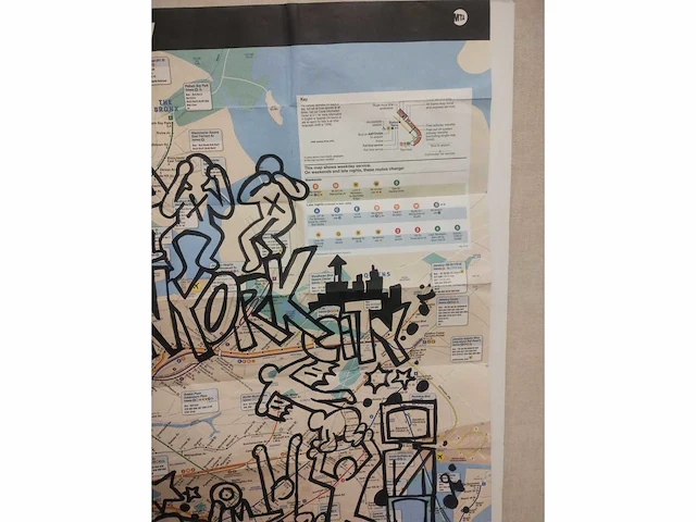 Eq nyc orginele subway viltstift tekening - afbeelding 6 van  6