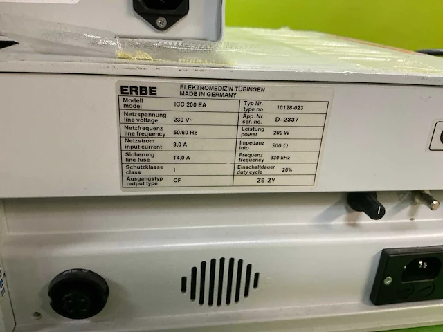 Erbe icc en vio elektrochirurgie-apparaat (4x) - afbeelding 10 van  11