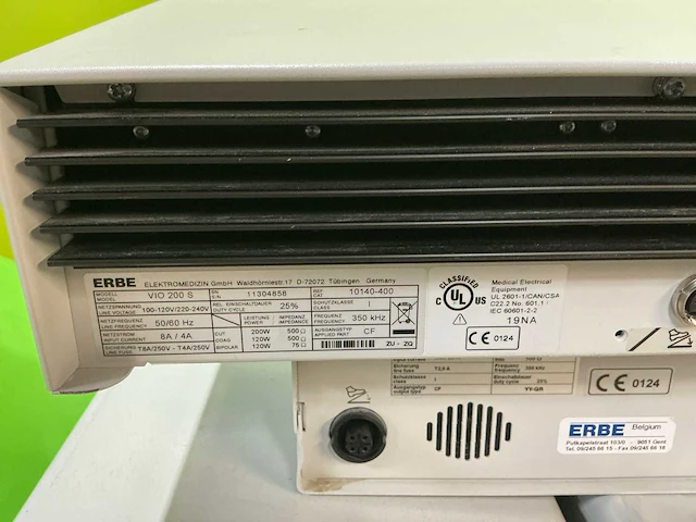 Erbe icc en vio elektrochirurgie-apparaat (4x) - afbeelding 8 van  11
