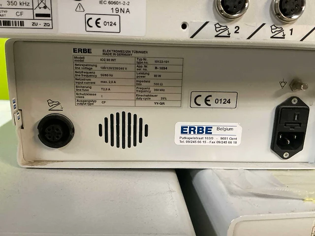 Erbe icc en vio elektrochirurgie-apparaat (4x) - afbeelding 9 van  11