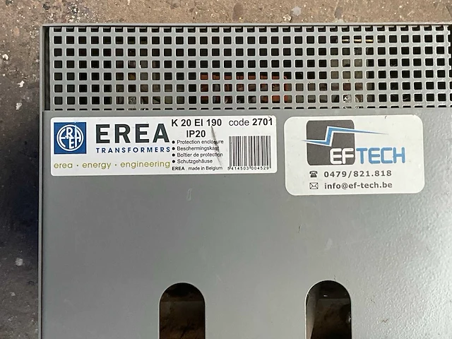 Erea k20 ei 190 transformator - afbeelding 2 van  2