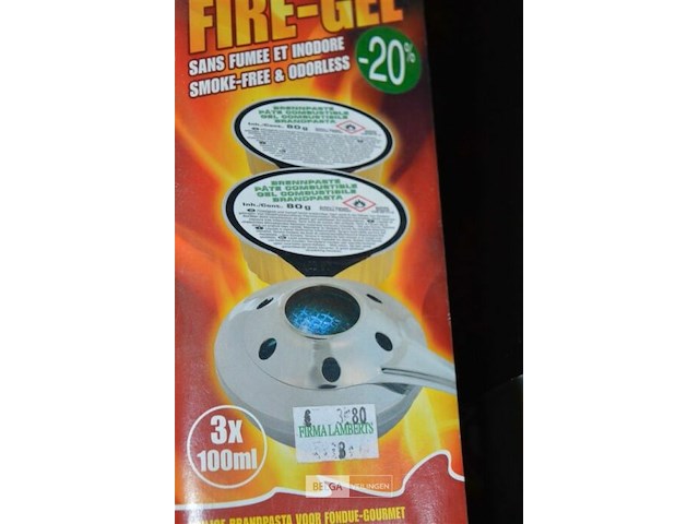 Eres fire-gel rook-en geurvrij - afbeelding 2 van  3
