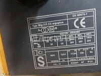 Erfi mig 315 ex mig lasapparaat - afbeelding 2 van  6