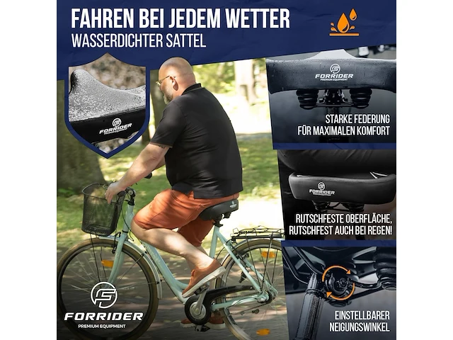 Ergonomisch fietszadel - afbeelding 3 van  4