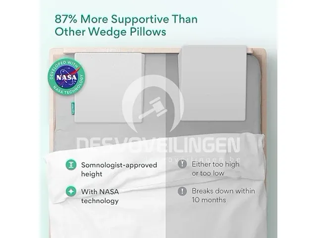Ergonomisch traagschuim wigkussen - afbeelding 5 van  6