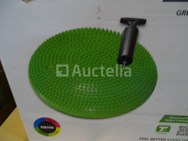 Ergonomisch zitkussen - kleur: groen - 33 cm tunturi - afbeelding 2 van  2