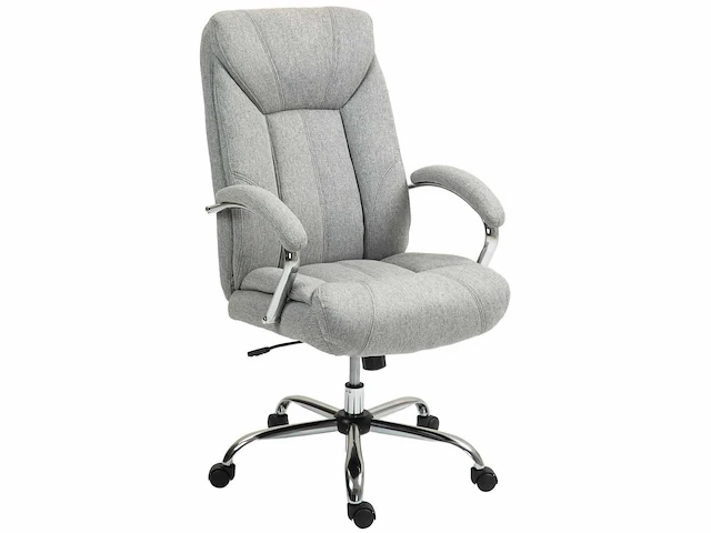 Ergonomische bureaustoel - grijze stof - afbeelding 3 van  5