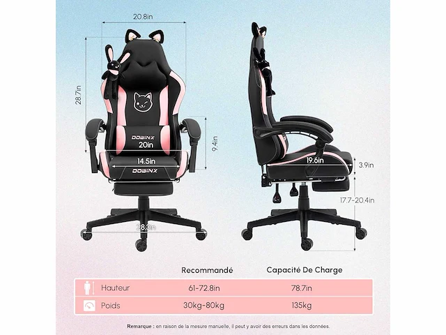 Ergonomische computerstoel - lendensteun - afbeelding 4 van  9