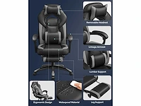 Ergonomische gamestoel, gamestoel, bureaustoel - afbeelding 4 van  9
