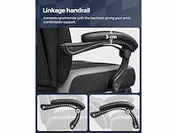 Ergonomische gamestoel, gamestoel, bureaustoel - afbeelding 8 van  9