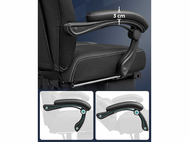 Ergonomische gamestoel, gamestoel, bureaustoel - afbeelding 22 van  22