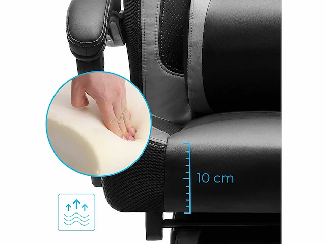 Ergonomische gaming stoel, gaming stoel - afbeelding 7 van  9