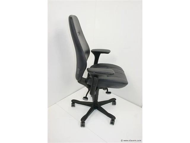 Ergonomische lederen bureaustoel kinnarps plus (6) - afbeelding 4 van  6