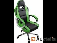 Ergonomische zetel gamer draaibaar-hoogte verstelbaar - afbeelding 1 van  8