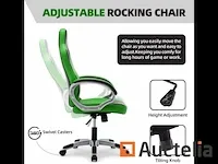 Ergonomische zetel gamer draaibaar-hoogte verstelbaar - afbeelding 3 van  8