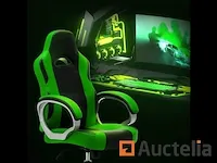 Ergonomische zetel gamer draaibaar-hoogte verstelbaar - afbeelding 6 van  8