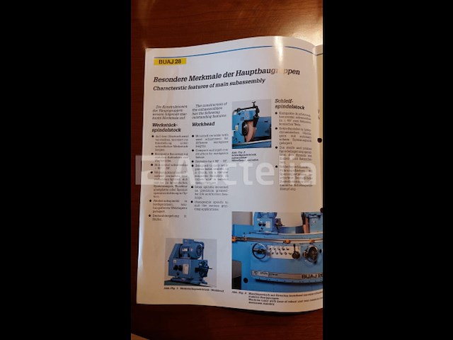 Erwin junker buaj 28 / 1000 cilindrische slijpmachine/ rondslijpmachine - afbeelding 9 van  26