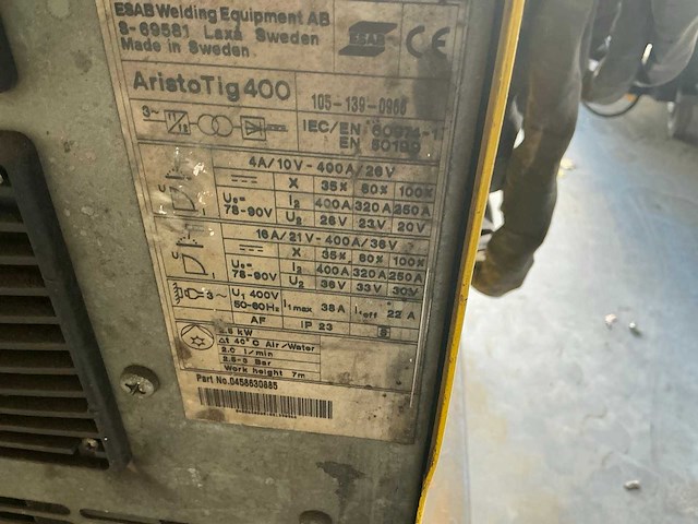 Esab aristotig 400 lasapparaat - afbeelding 6 van  6