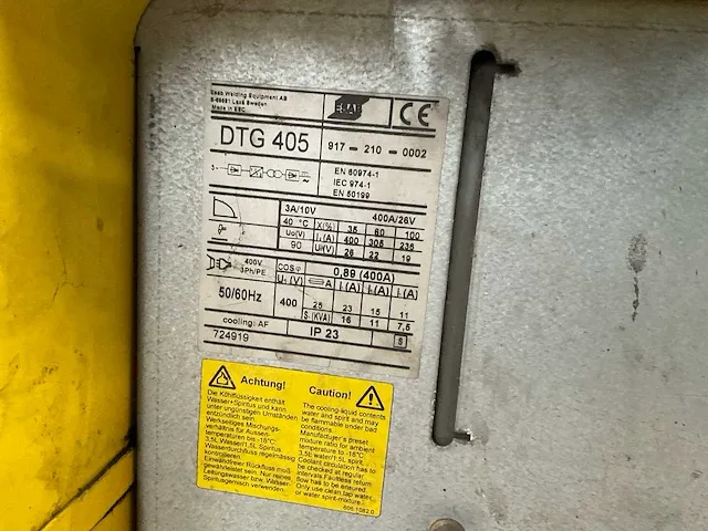 Esab aristotig 405 ac/dc (dtg 405) lasapparaat - afbeelding 5 van  5