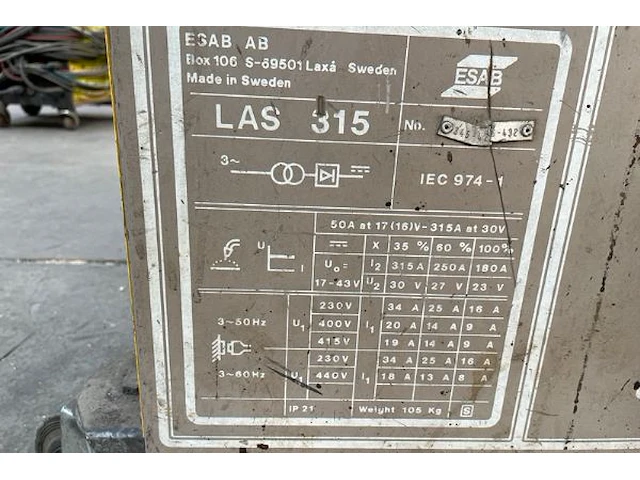 Esab lastoestel - afbeelding 8 van  8
