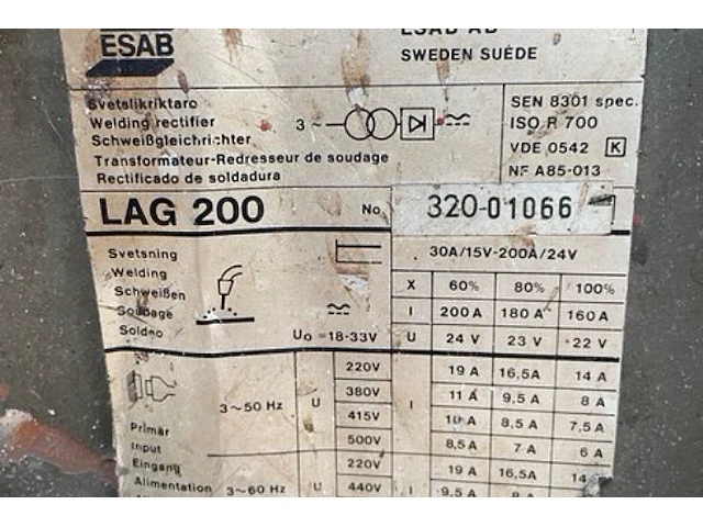 Esab lastoestel - afbeelding 6 van  6