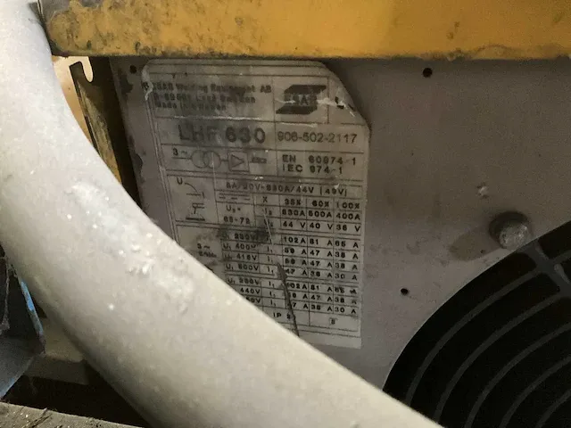 Esab lhf 630 lasapparaat - afbeelding 4 van  4