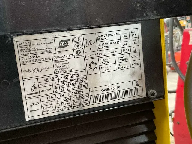 Esab tig 3001iw lasapparaat - afbeelding 6 van  6