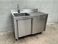 Esco rvs spoeltafel met boiler - afbeelding 1 van  6