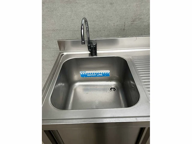 Esco rvs spoeltafel met boiler - afbeelding 4 van  6