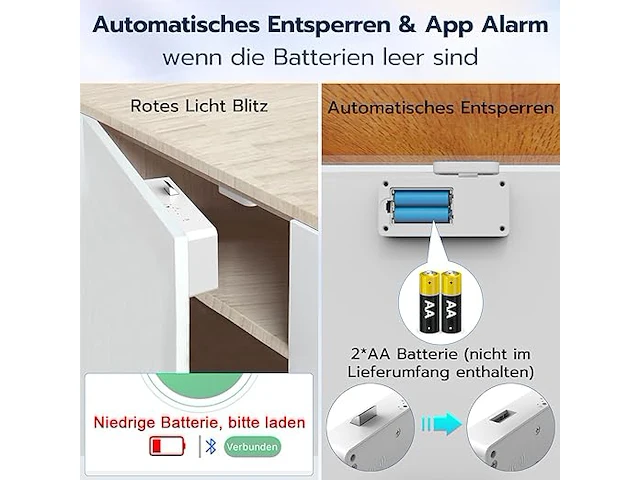 Eseesmart elektronisch meubelslot - afbeelding 3 van  4