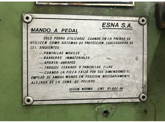 Esna vi/cn excenterpers - afbeelding 8 van  9