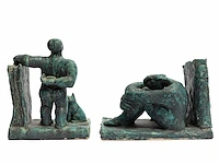Esperanza romero - 2 boeksteunen - keramiek - afbeelding 3 van  6