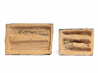 Esperanza romero - 2 boeksteunen - keramiek - afbeelding 5 van  6
