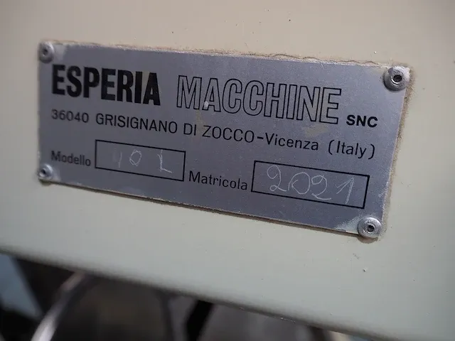 Esperia macchine srl - afbeelding 7 van  7