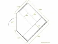 Espoo 200 premium saunacabine met harvia oven - afbeelding 3 van  7