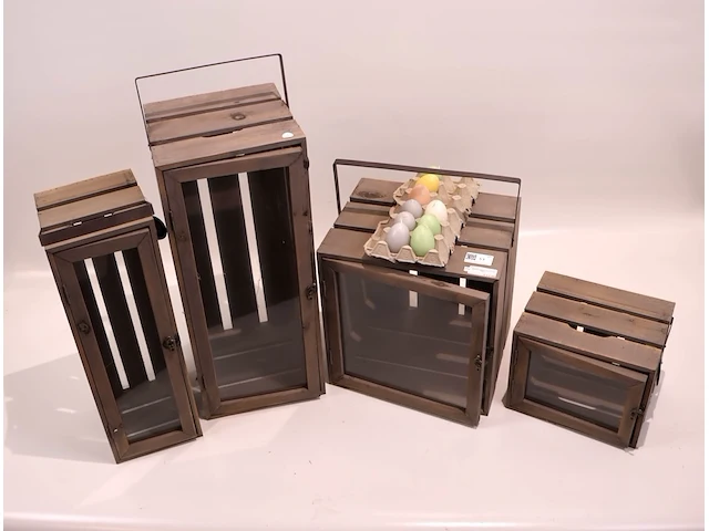 Esschert presentatiebox hout (x4) - afbeelding 2 van  5