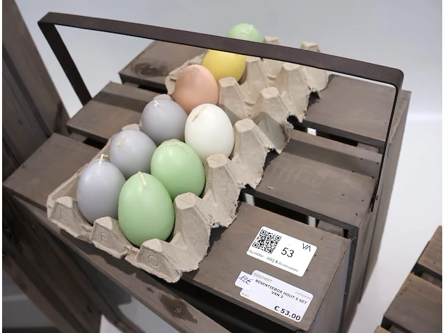Esschert presentatiebox hout (x4) - afbeelding 5 van  5