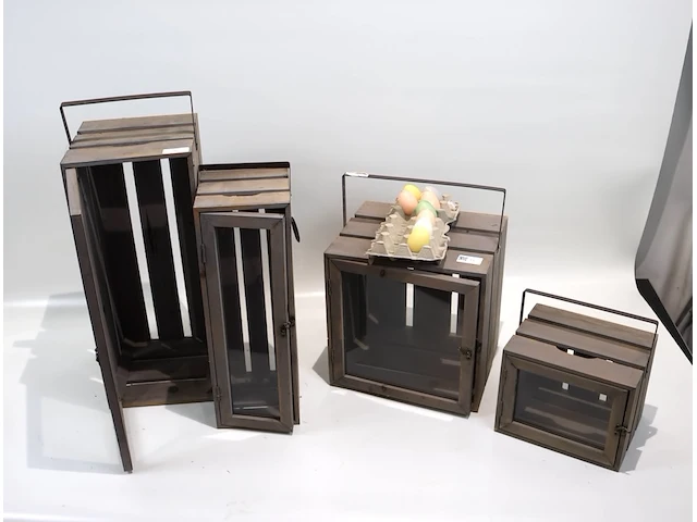 Esschert presentatiebox hout (x4) - afbeelding 2 van  5