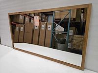 Essential teak spiegel 130 x 3 x h70cm met frame 3cm