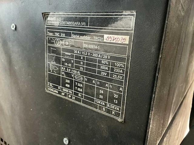 Esseti trc310 mig lasapparaat - afbeelding 10 van  11
