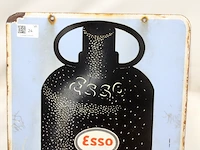 Esso gas emaille paneel dubbelzijdig - afbeelding 2 van  6