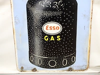 Esso gas emaille paneel dubbelzijdig - afbeelding 3 van  6