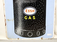 Esso gas emaille paneel dubbelzijdig - afbeelding 6 van  6