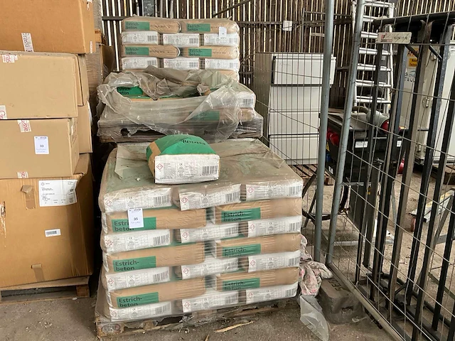 Estrichbeton beton chape grote voorraad droge beton zakken - afbeelding 1 van  5