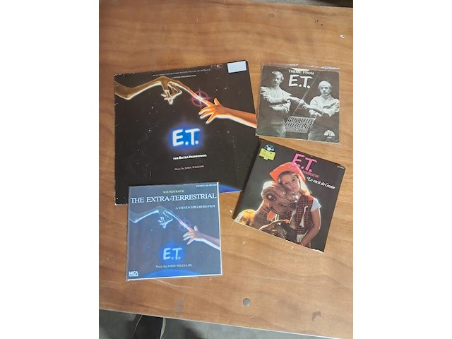 Et singels 3 stuks + 1 lp et - afbeelding 1 van  7