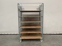 Etagewagen met 6 etages 131x102x211cm 25 stuks - afbeelding 1 van  1